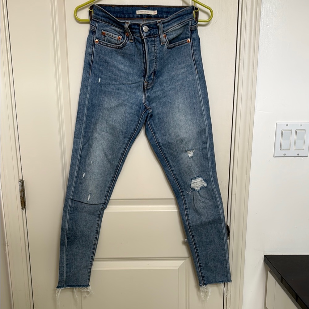 Levi's Blue Skinny High-Rise Jeans